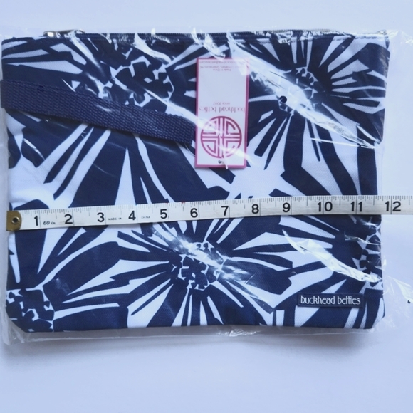 Buckhead Betties Mosaic Floral Navy Swim Sac. NEW. #SS-23408 - Picture 7 of 8